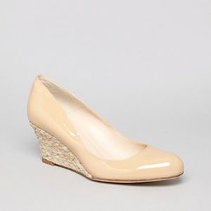 ✨NEW✨ L.K. Bennett Zella Wedge Pumps - Jute Taupe